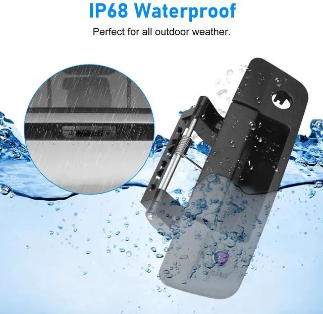 Alt view image 6 of 7 - Tailgate Handle Backup Camera 68197873AA For 2009-2017 Dodge Ram 1500 2500 3500