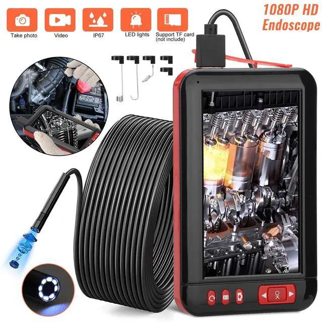 Main image of 4.3" HD LED Industrial Endoscope Borescope 1080P 8mm Inspection SnakeCamera IP67