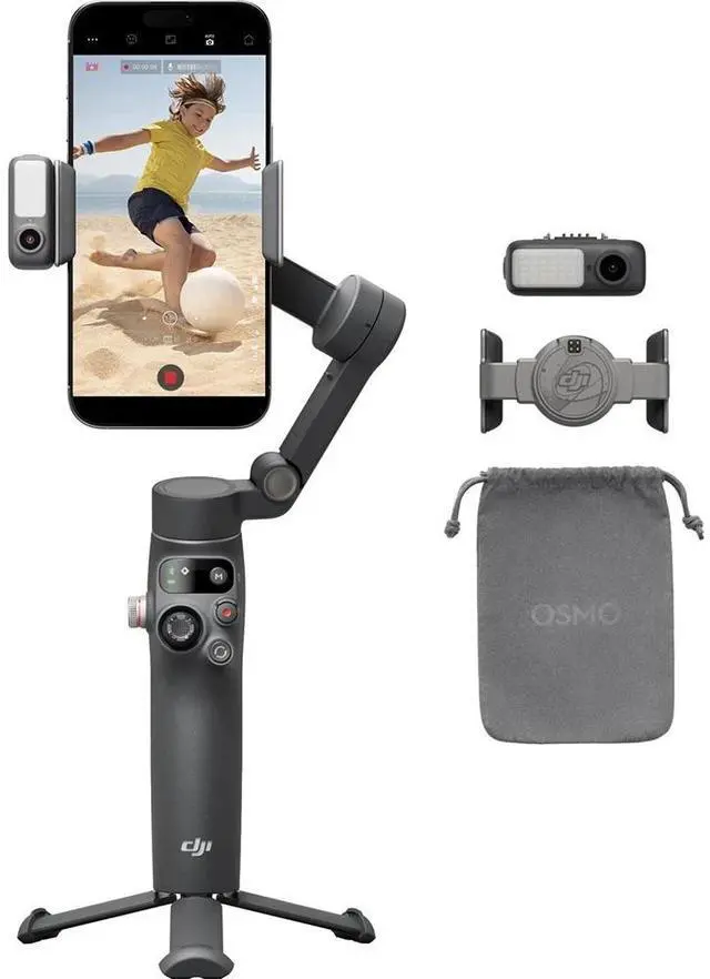 Main image of Osmo Mobile 7P Gimbal Stabilizer for Smartphone 3-Axis Phone Gimbal designed to be lightweight, portable, and user-friendly