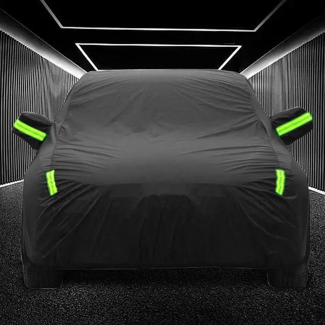 Alt view image 2 of 6 - Universal Car Cover Outdoor Waterproof Sun All Weather Protection 530x200x150cm