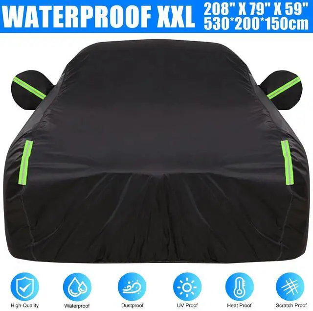 Main image of Universal Car Cover Outdoor Waterproof Sun All Weather Protection 530x200x150cm