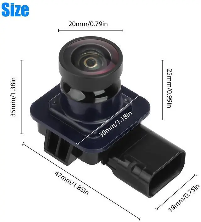 Alt view image 7 of 7 - Rear View Backup Back Up Camera for Ford Fusion 2013 2014 2015 2016 ES7T19G490AA