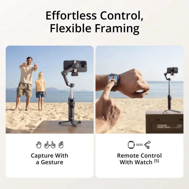 Alt view image 6 of 7 - Osmo Mobile 7P 3-Axis Phone Gimbal Stabilizer for iPhone & Android Bundle lightweight, portable, and user-friendly