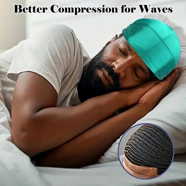 Alt view image 3 of 7 - 5 PCS Soft Durag Head Wraps for Men & Women  Multicolor Silky Headscarves Set