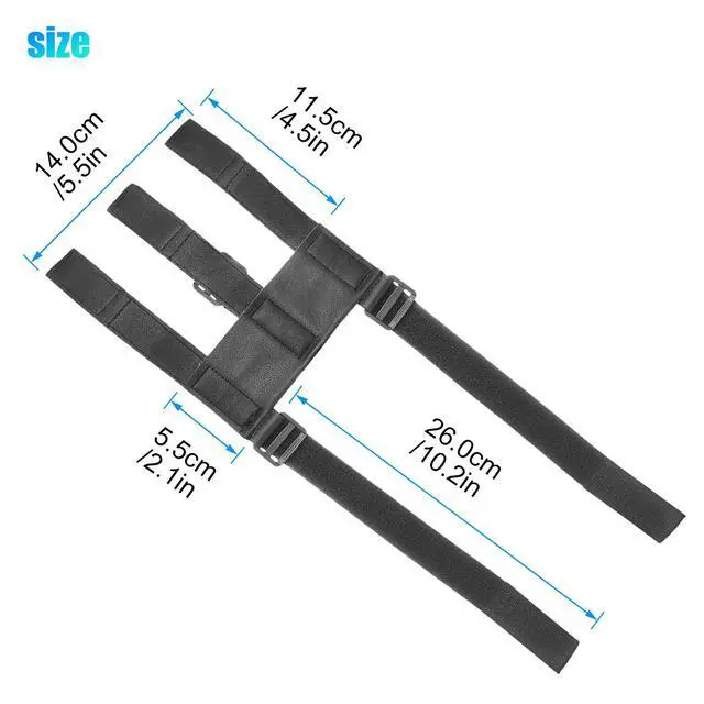 Alt view image 7 of 7 - Portable Bike Speaker Mount Handlebar Sound Bar Bicycle Holder Straps Adjustable