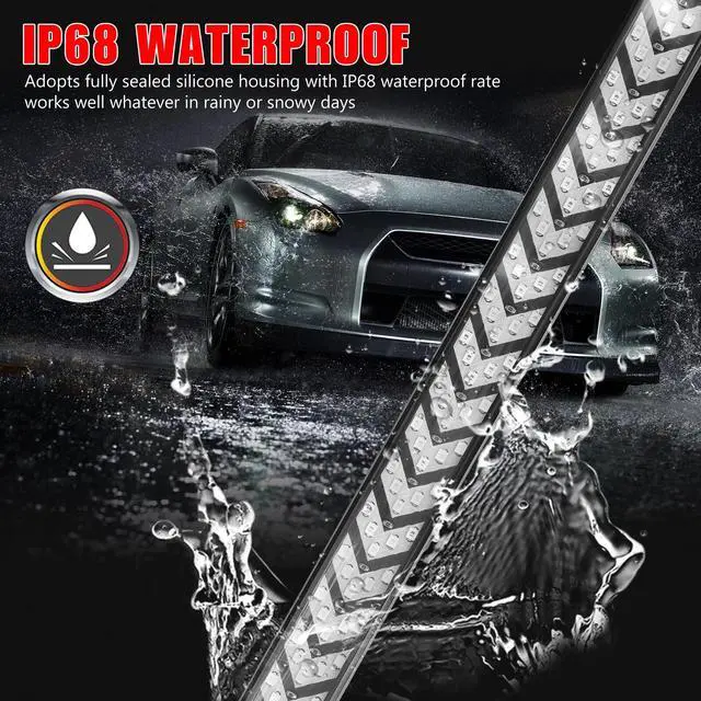 Alt view image 2 of 7 - 60" Inch Truck Tailgate LED Light Bar Brake Reverse Turn Signal Stop Tail Strip