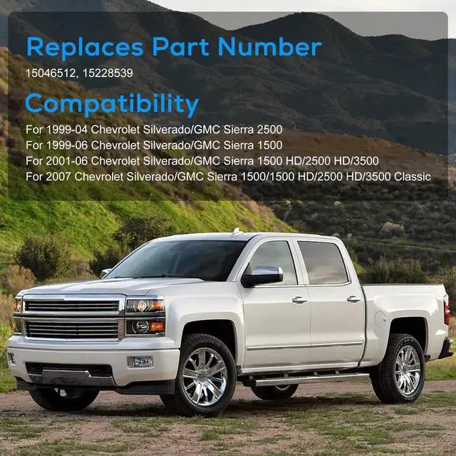 Alt view image 2 of 7 - Rear Tailgate Handle Backup Camera for Chevrolet Silverado/GMC Sierra 1999-2006