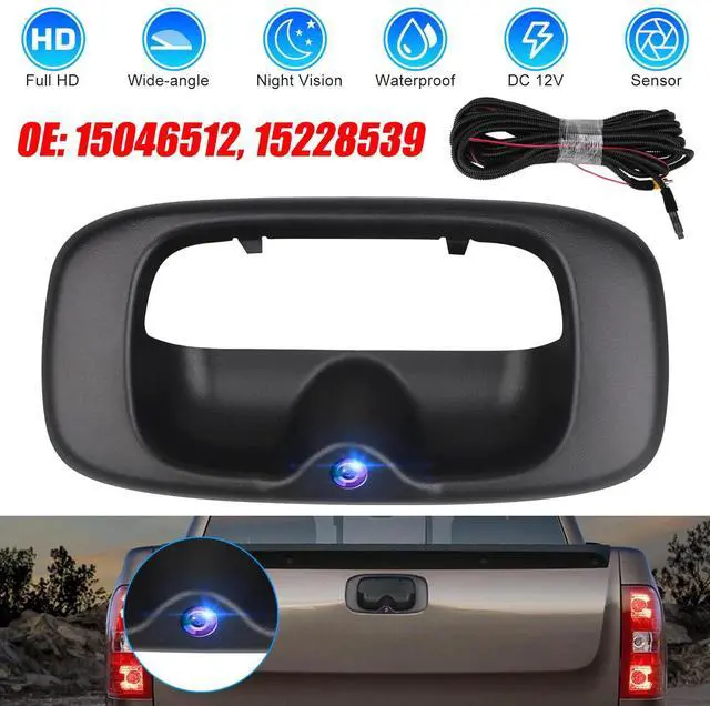 Main image of Rear Tailgate Handle Backup Camera for Chevrolet Silverado/GMC Sierra 1999-2006