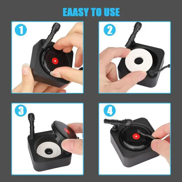 Alt view image 5 of 7 - Car Air Freshener Perfume Diffuser Conditioner Clip Auto Fragrance Record Player