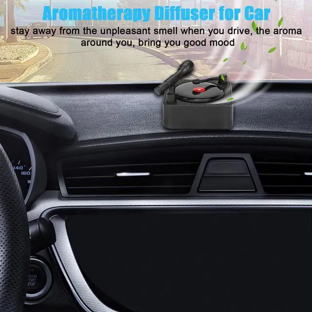 Alt view image 3 of 7 - Car Air Freshener Perfume Diffuser Conditioner Clip Auto Fragrance Record Player