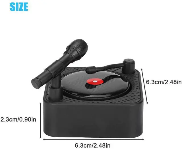 Alt view image 6 of 7 - Car Air Freshener Perfume Diffuser Conditioner Clip Auto Fragrance Record Player