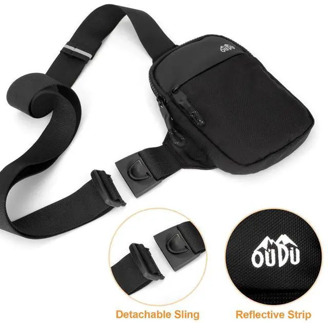 Alt view image 5 of 7 - Men Women Sling Bag Cross Body Handbag Chest Shoulder Backpack Travel Waterproof