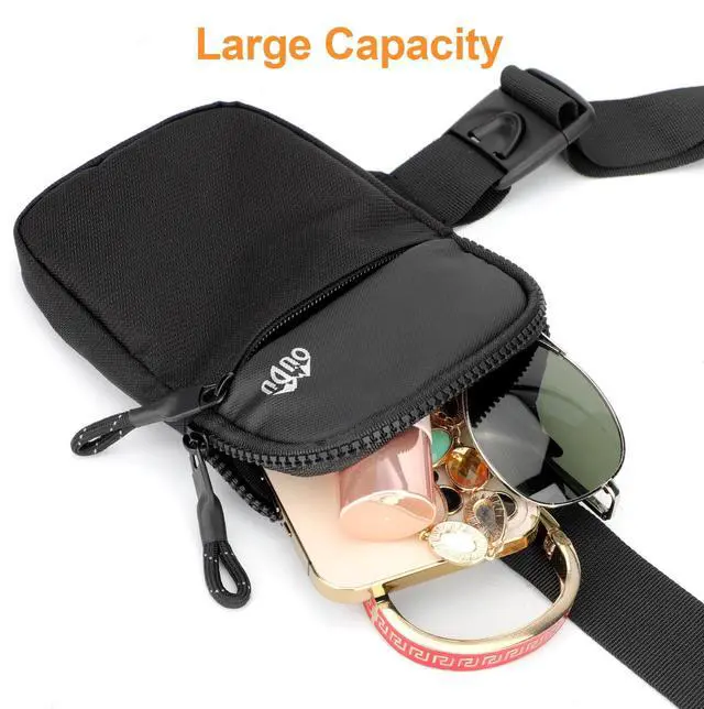 Alt view image 2 of 7 - Men Women Sling Bag Cross Body Handbag Chest Shoulder Backpack Travel Waterproof