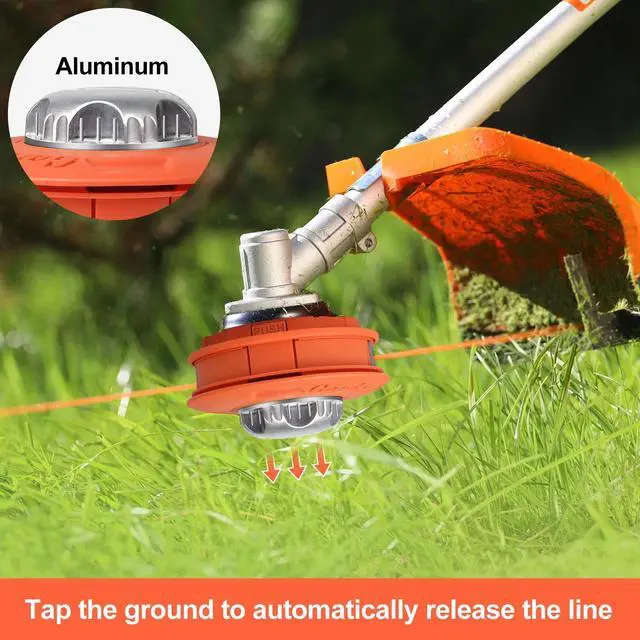 Alt view image 3 of 6 - Universal Replace Lawn Trimmer Head for Weed Wacker, Garden Grass Cutting Tools