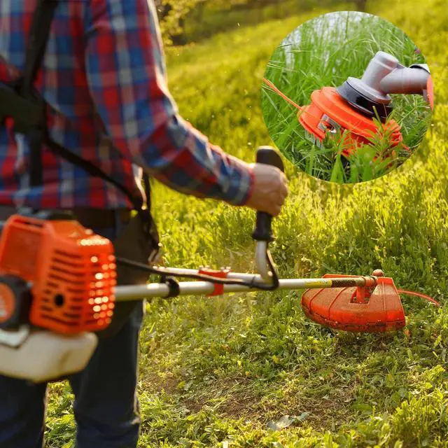 Alt view image 5 of 6 - Universal Replace Lawn Trimmer Head for Weed Wacker, Garden Grass Cutting Tools