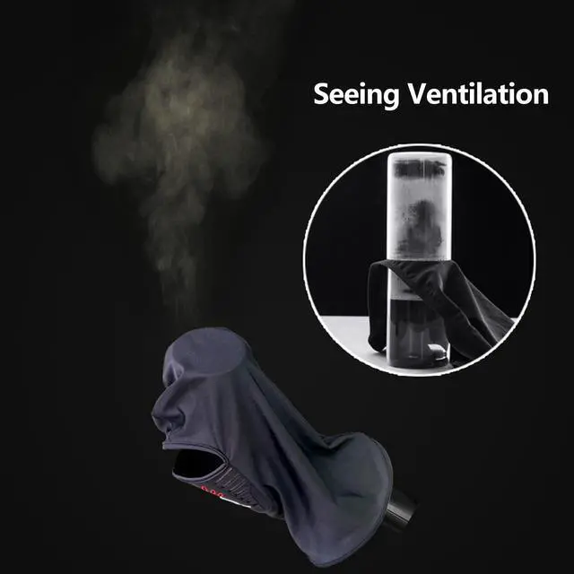 Alt view image 5 of 7 - Outdoor Stretch Full Face Mask Summer Windproof Fleece Ski Bicycle Hood