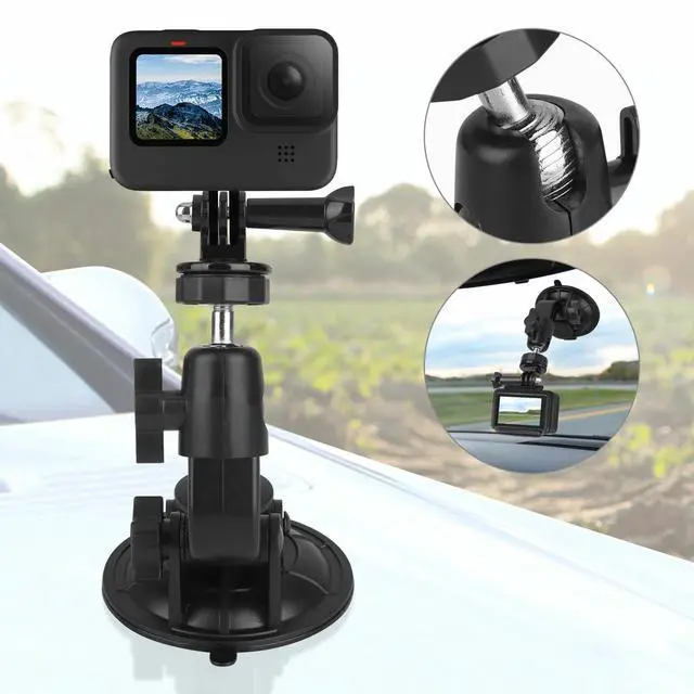 Alt view image 2 of 7 - Car Window Holder Suction Cup Mount Windshield for GoPro Hero DSLR Camera