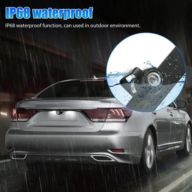 Alt view image 5 of 7 - HD Waterproof Car Reverse Camera Night Vision Rear View Backup Parking Video Cam