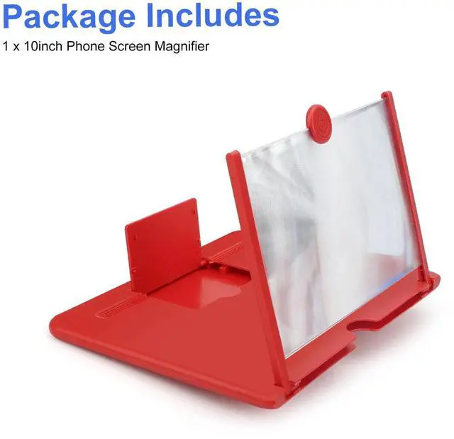 Alt view image 7 of 7 - 10" Screen Mobile Phone Amplifier Eye Protection 3D Screen Magnifier