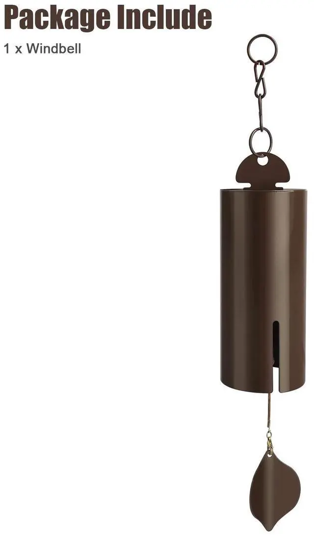 Alt view image 7 of 7 - Large Heroic Metal Wind Chime Deep Resonance Serenity Bells Outdoor Garden Decor