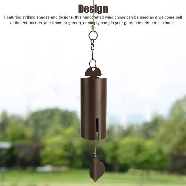 Alt view image 3 of 7 - Large Heroic Metal Wind Chime Deep Resonance Serenity Bells Outdoor Garden Decor