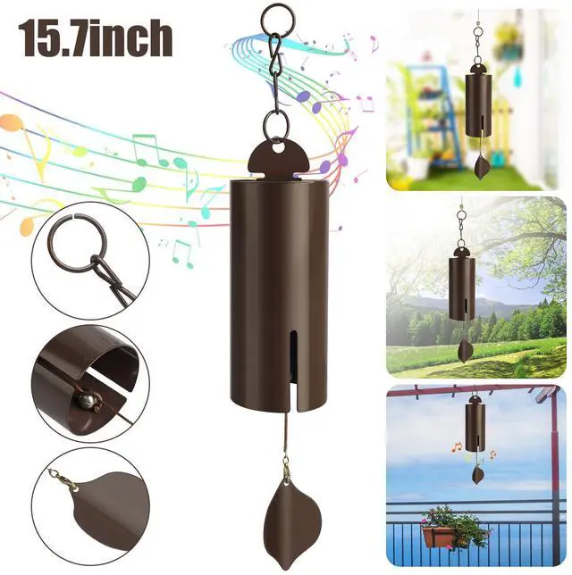 Main image of Large Heroic Metal Wind Chime Deep Resonance Serenity Bells Outdoor Garden Decor