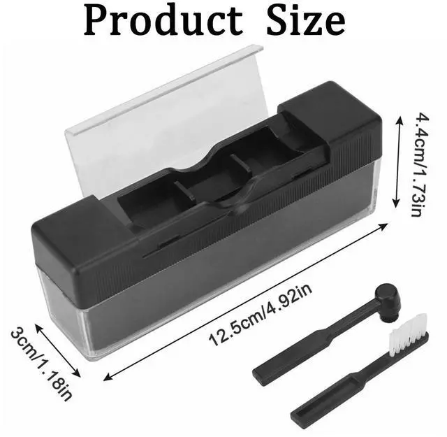 Alt view image 2 of 7 - 3in1 Vinyl Record Cleaning Brush Set Stylus Velvet Anti-static Cleaner Tool Kit