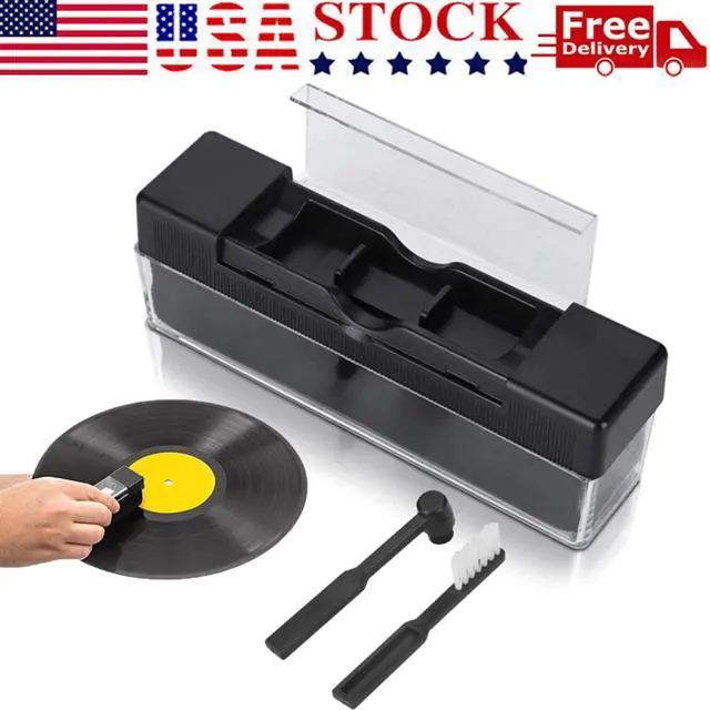 Main image of 3in1 Vinyl Record Cleaning Brush Set Stylus Velvet Anti-static Cleaner Tool Kit