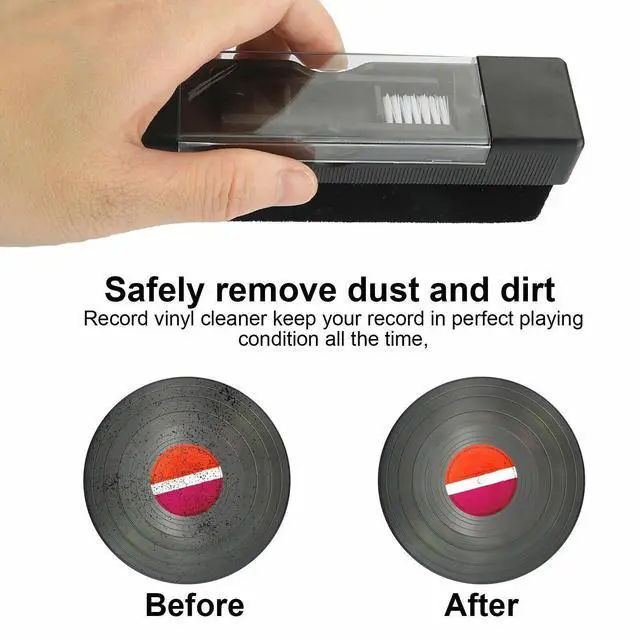 Alt view image 7 of 7 - 3in1 Vinyl Record Cleaning Brush Set Stylus Velvet Anti-static Cleaner Tool Kit