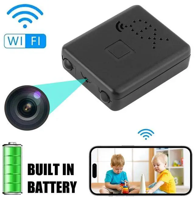 Main image of Mini WiFi Camera Wireless 1080P Motion Night Vision w/Battery Home Security Cam