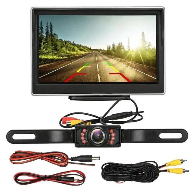 Alt view image 6 of 7 - Backup Camera Wireless Car Rear View HD Parking System Night Vision + 5" Monitor