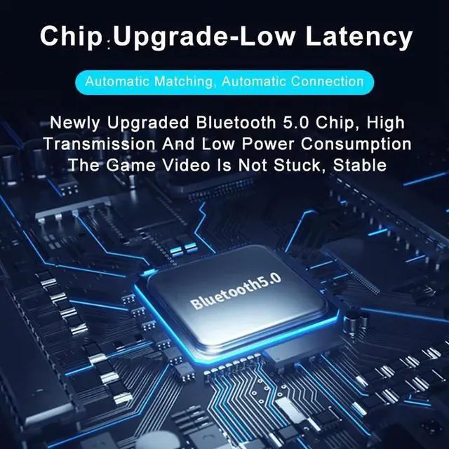 Alt view image 2 of 7 - Ear Hook Bluetooth Headset 5.0 TWS Wireless Earphones Earbuds Headphones Stereo