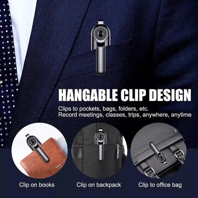 Alt view image 5 of 7 - Necklace Camera Mini Full HD Video Audio Voice Recording Wearable Small Recorder
