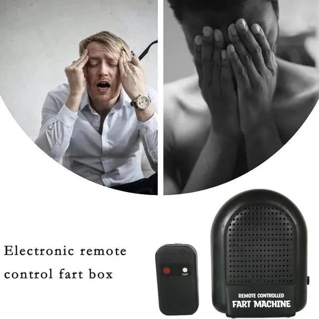 Alt view image 5 of 7 - Electronic Fart Box Machine Remote Controlled Prank Joke Fun Fart Machine Box US