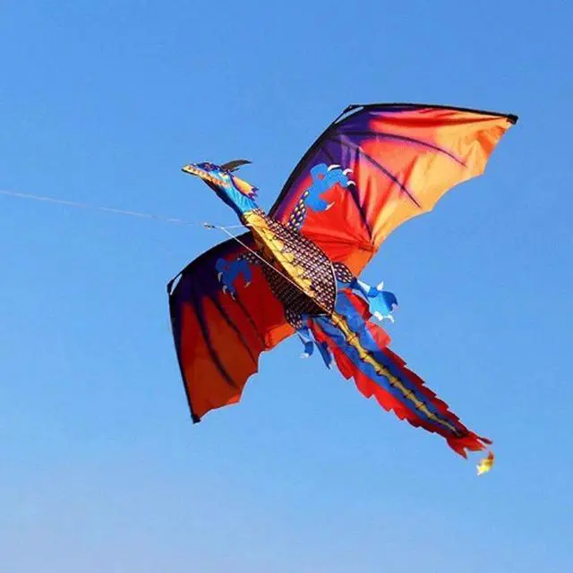 Alt view image 2 of 7 - 3D Dragon Single Line Kite For Adult Kids Classical Sports Outdoor Easy To Fly
