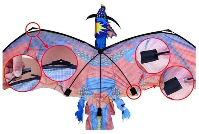 Alt view image 7 of 7 - 3D Dragon Single Line Kite For Adult Kids Classical Sports Outdoor Easy To Fly