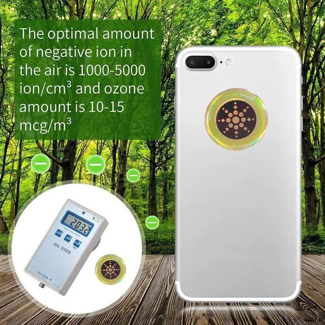 Alt view image 5 of 7 - 12PCS Radiation Protection Sticker Smartphone Tablet Laptop 5G Wi-Fi EF RF EMF