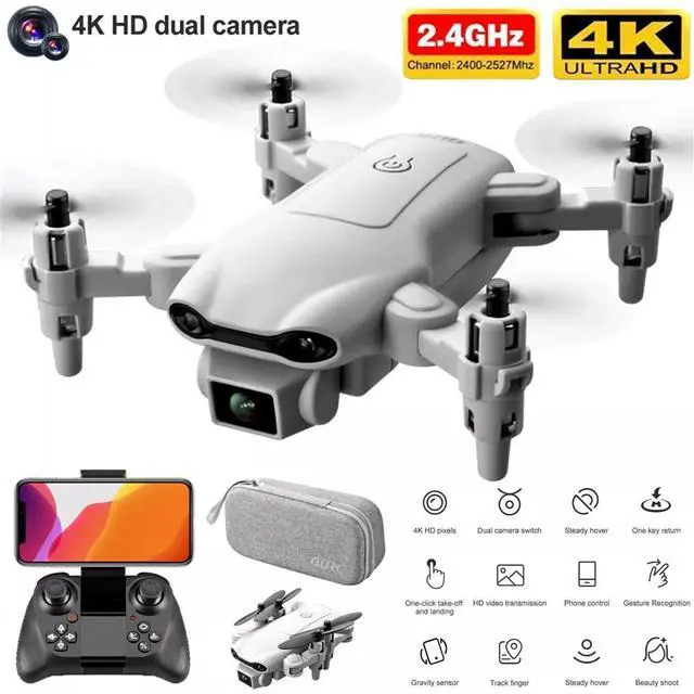 Main image of New RC Drone 4k HD Wide Angle Camera WIFI FPV Drone Dual Camera Quadcopter