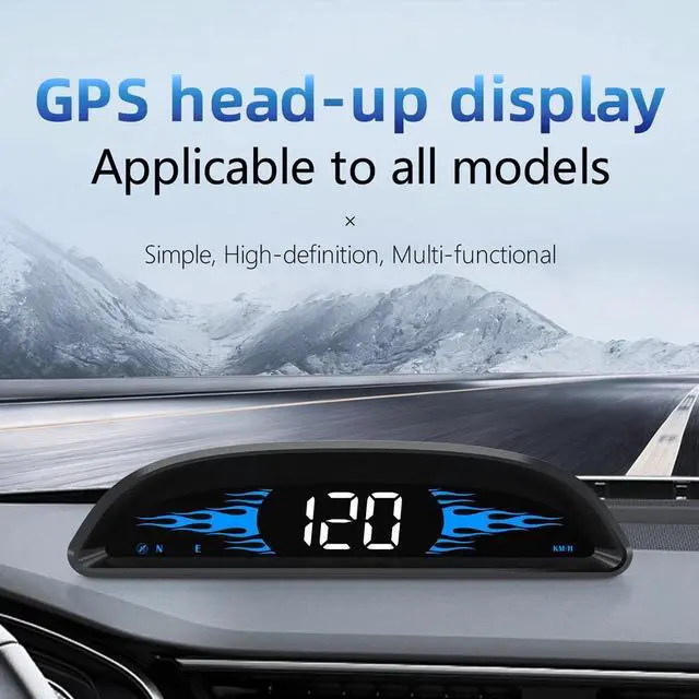 Main image of Universal HUD GPS Head Up Display Speedometer Odometer Car Digital Speed HD US
