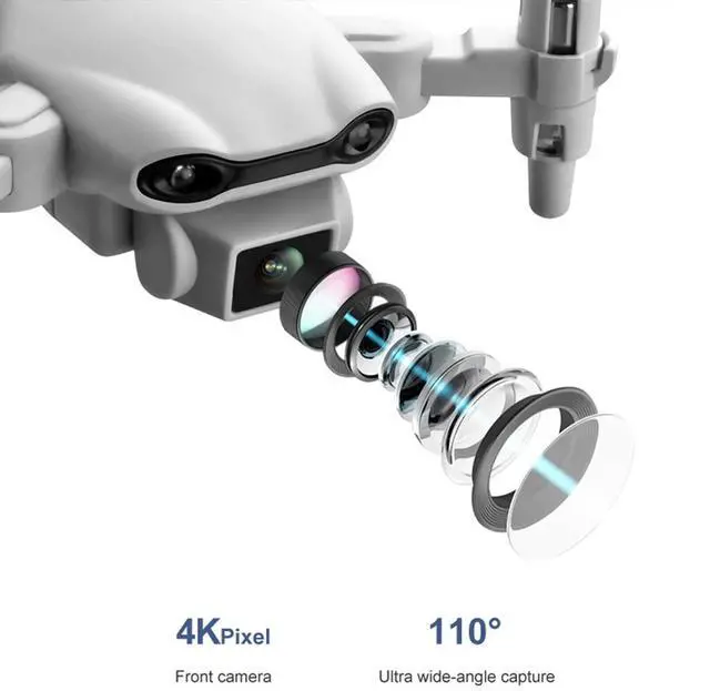 Alt view image 4 of 7 - RC Drone 4k HD Wide Angle Camera WIFI FPV V9 Drone Dual Camera Quadcopter