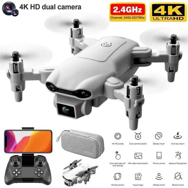Main image of RC Drone 4k HD Wide Angle Camera WIFI FPV V9 Drone Dual Camera Quadcopter