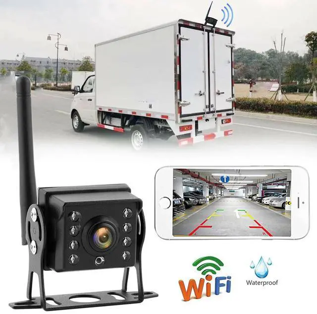 Alt view image 2 of 7 - WiFi Car Truck RV Trailer Rear View Backup Camera Wireless CCTV For iOS Android