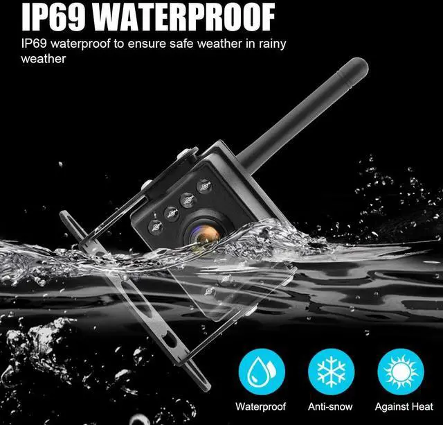 Alt view image 6 of 7 - WiFi Car Truck RV Trailer Rear View Backup Camera Wireless CCTV For iOS Android