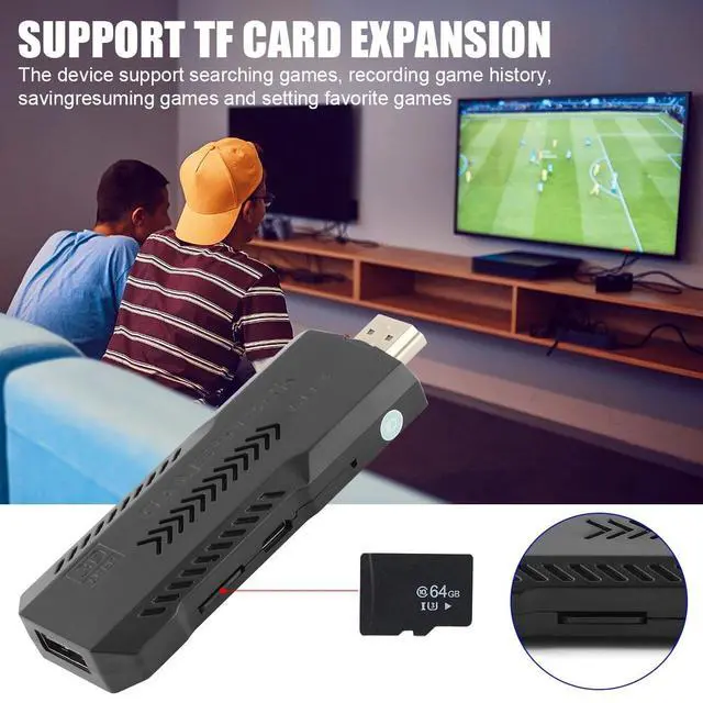 Alt view image 6 of 7 - X2 PRO Video Game Console Retro 41000 Games TV Stick 128G 4K Wireless Controller