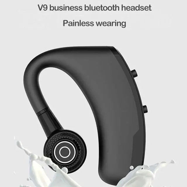 Alt view image 2 of 7 - Bluetooth 5.2 Headset Wireless Earbuds Earphones Stereo Headphones Ear Hook Mic