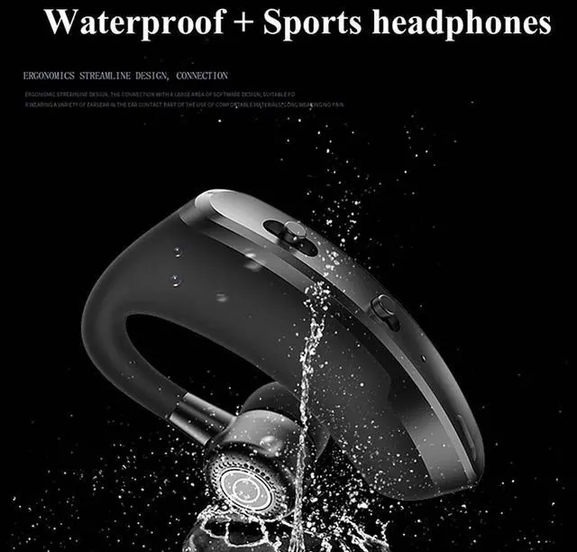 Alt view image 6 of 7 - Bluetooth 5.2 Headset Wireless Earbuds Earphones Stereo Headphones Ear Hook Mic