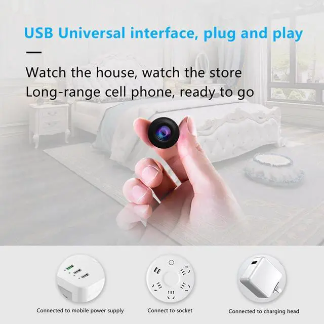 Alt view image 3 of 7 - Mini WiFi Camera HD 1080P IP Motion Detection Camcorder Home Security Cam