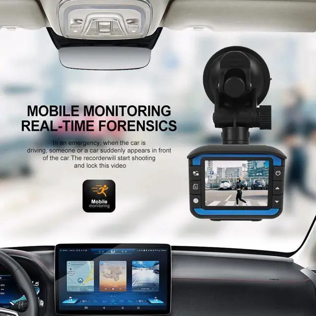 Alt view image 6 of 7 - Car DVR Recorder Video HD Dash Camera Night G-sensor Radar Laser Speed Detector