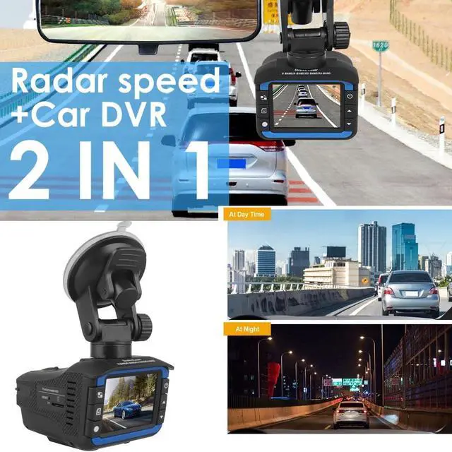 Main image of Car DVR Recorder Video HD Dash Camera Night G-sensor Radar Laser Speed Detector