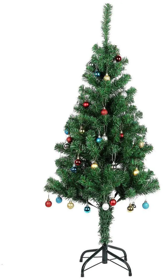 Alt view image 3 of 7 - Christmas Tree with Stand Bushy Artificial Xmas Tree Home Decor 4ft